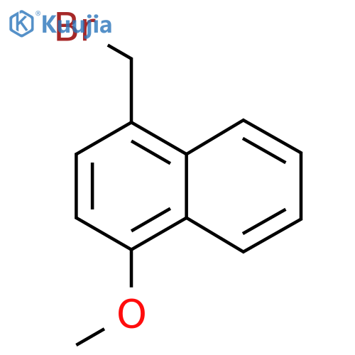 1-(bromomethyl)-4-methoxynaphthalene structure