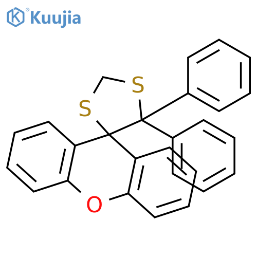 Spiro[1,3-dithiolane-4,9'-[9H]xanthene], 5,5-diphenyl- structure