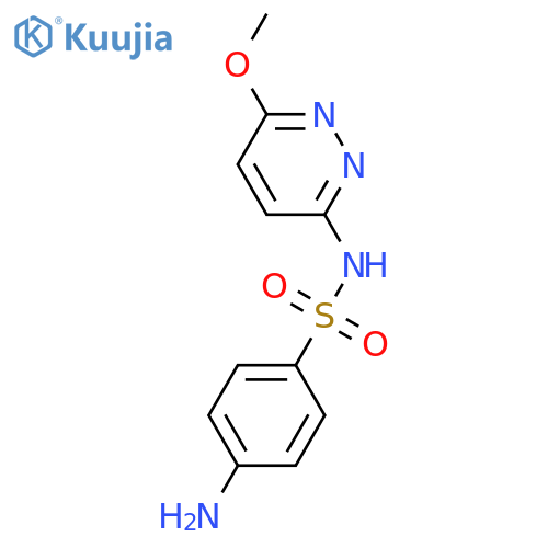 Sulfamethoxypyridazine structure