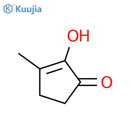 2-Hydroxy-3-methylcyclopent-2-enone structure