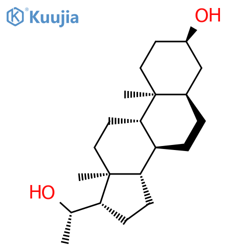 5b-Pregnane-3a,20a-diol structure