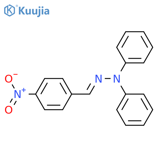 Benzaldehyde, 4-nitro-, diphenylhydrazone structure