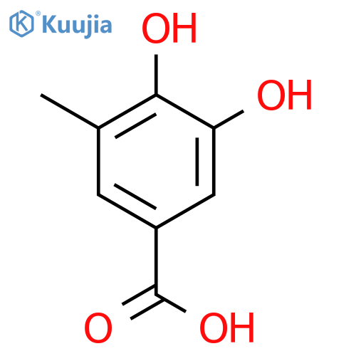 BENZOIC ACID, 3,4-DIHYDROXY-5-METHYL- structure