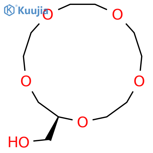 (S)-1,4,7,10,13-Pentaoxacyclopentadecane-2-methanol structure