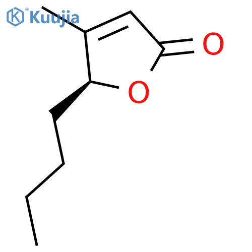 2(5H)-Furanone, 5-butyl-4-methyl-, (S)- structure