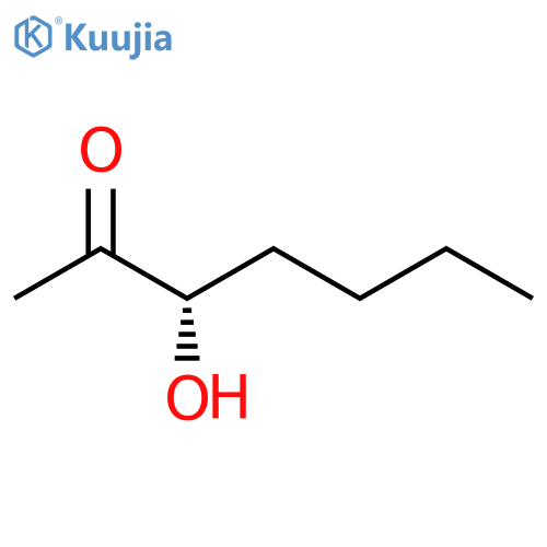 2-Heptanone, 3-hydroxy-, (3S)- (9CI) structure