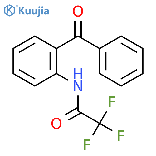 N-(2-benzoylphenyl)-2,2,2-trifluoroacetamide structure