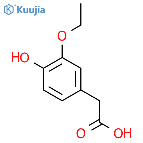 3-Ethoxy-4-hydroxyphenylacetic acid structure