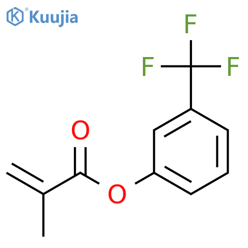 2-Propenoic acid, 2-methyl-, 3-(trifluoromethyl)phenyl ester structure