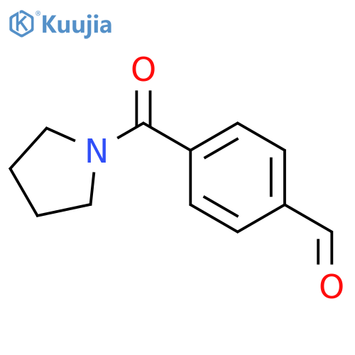 4-(pyrrolidine-1-carbonyl)benzaldehyde structure