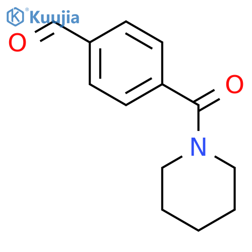 4-(piperidine-1-carbonyl)benzaldehyde structure