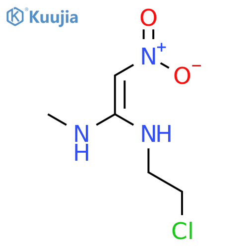 1,1-Ethenediamine, N-(2-chloroethyl)-N'-methyl-2-nitro- structure