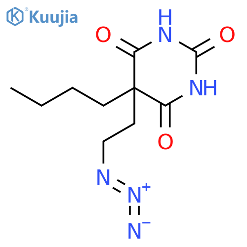 2,4,6(1H,3H,5H)-PYRIMIDINETRIONE, 5-(2-AZIDOETHYL)-5-BUTYL- structure
