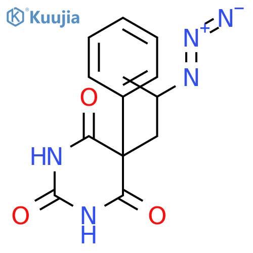 2,4,6(1H,3H,5H)-Pyrimidinetrione, 5-(2-azidopropyl)-5-phenyl- structure