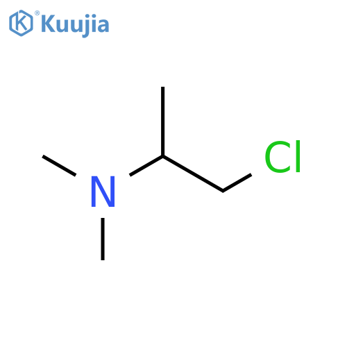 2-Propanamine, 1-chloro-N,N-dimethyl-, (±)- structure