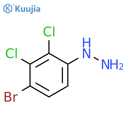 HYDRAZINE, (4-BROMO-2,3-DICHLOROPHENYL)- structure