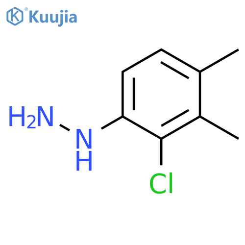 HYDRAZINE, (2-CHLORO-3,4-DIMETHYLPHENYL)- structure
