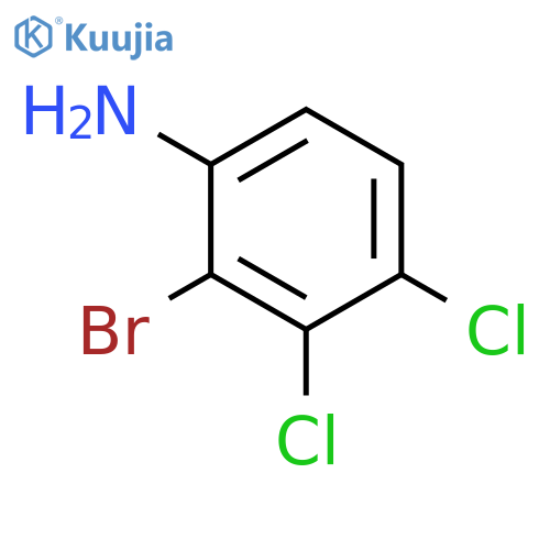BENZENAMINE, 2-BROMO-3,4-DICHLORO- structure