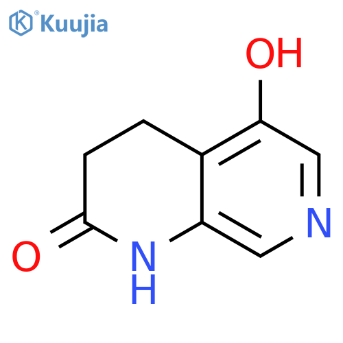 3,4-dihydro-5-hydroxy-1,7-Naphthyridin-2(1H)-one structure