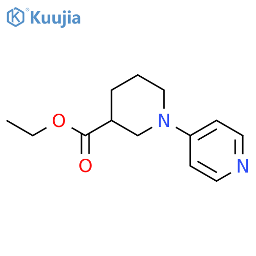 1-(4-PYRIDINYL)-3-PIPERIDINECARBOXYLIC ACID ETHYL ESTER structure