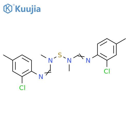 Methanimidamide,N,N''-thiobis[N'-(2-chloro-4-methylphenyl)-N-methyl- (9CI) structure