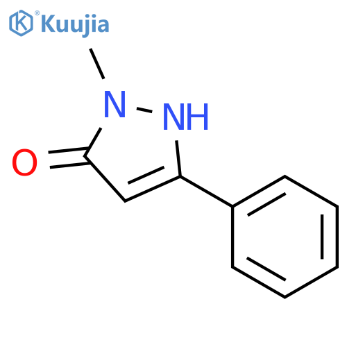 3H-Pyrazol-3-one, 1,2-dihydro-2-methyl-5-phenyl- structure