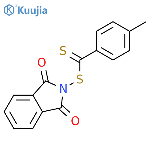 1H-Isoindole-1,3(2H)-dione, 2-[[(4-methylphenyl)thioxomethyl]thio]- structure
