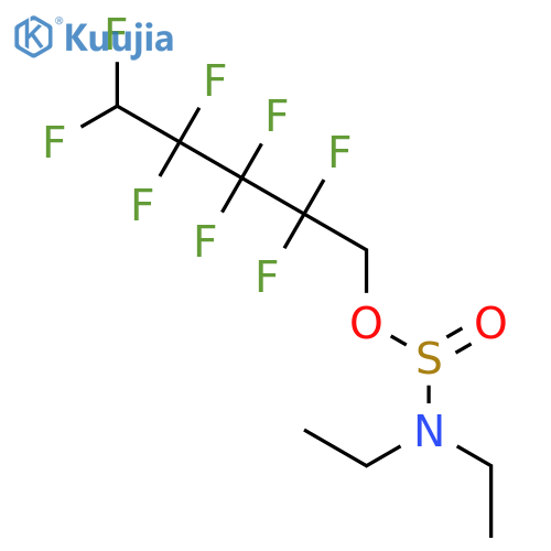 2,2,3,3,4,4,5,5-octafluoropentyl diethylamidosulfite structure