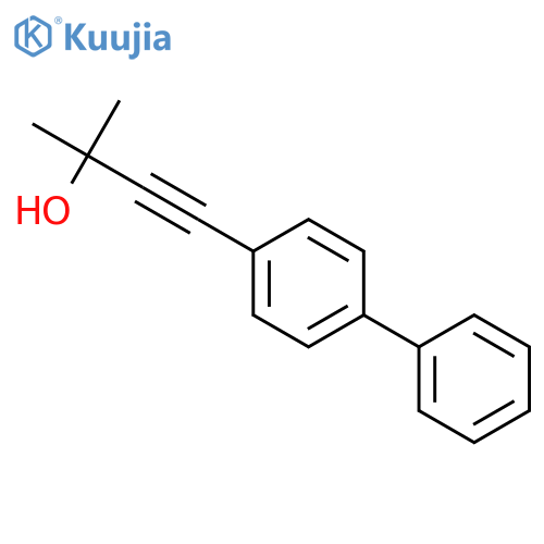 4-(biphenyl-4-yl)-2-methylbut-3-yn-2-ol structure