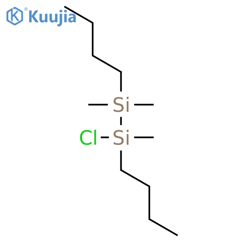 Disilane, 1,2-dibutyl-1-chloro-1,2,2-trimethyl- structure