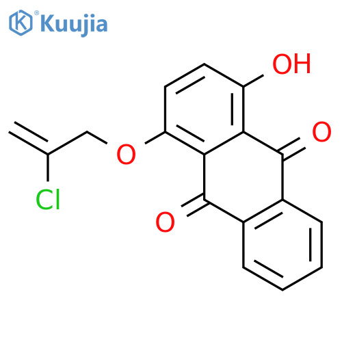 9,10-ANTHRACENEDIONE, 1-[(2-CHLORO-2-PROPENYL)OXY]-4-HYDROXY- structure