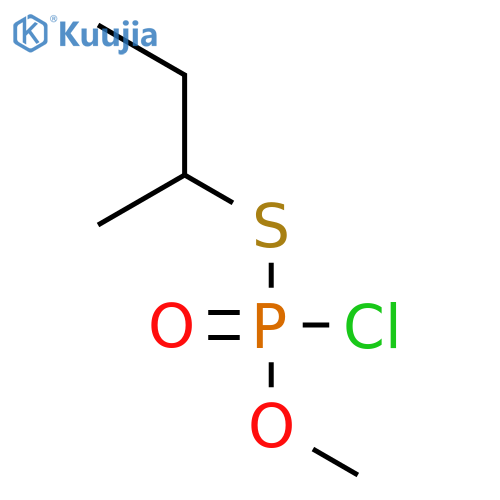 Phosphorochloridothioic acid, O-methyl S-(1-methylpropyl) ester structure