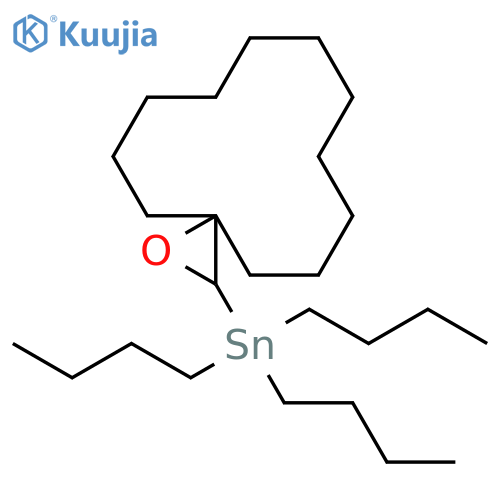 STANNANE, TRIBUTYL-1-OXASPIRO[2.11]TETRADEC-2-YL- structure