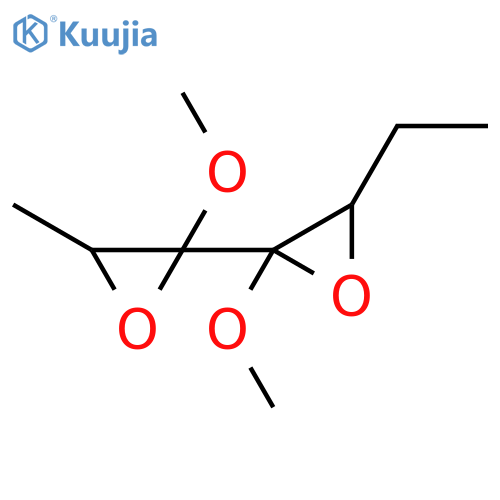 3-ethyl-2,2'-dimethoxy-3'-methyl-2,2'-bioxirane structure