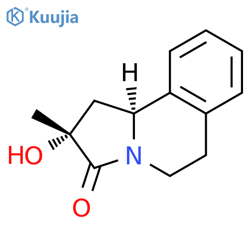 Pyrrolo[2,1-a]isoquinolin-3(2H)-one,1,5,6,10b-tetrahydro-2-hydroxy-2-methyl-, (2R,10bS)-rel- structure