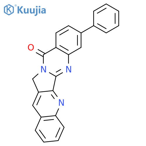 Quino[2',3':3,4]pyrrolo[2,1-b]quinazolin-11(13H)-one, 8-phenyl- structure