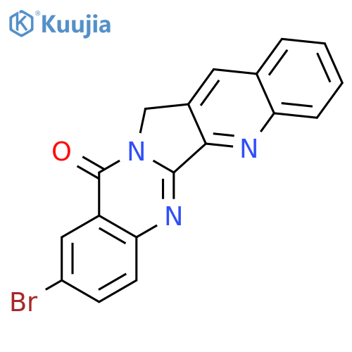 Quino[2',3':3,4]pyrrolo[2,1-b]quinazolin-11(13H)-one, 9-bromo- structure