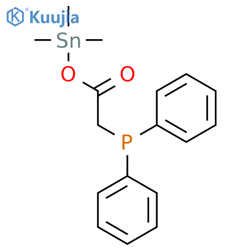 Phosphine, [2-oxo-2-[(trimethylstannyl)oxy]ethyl]diphenyl- structure