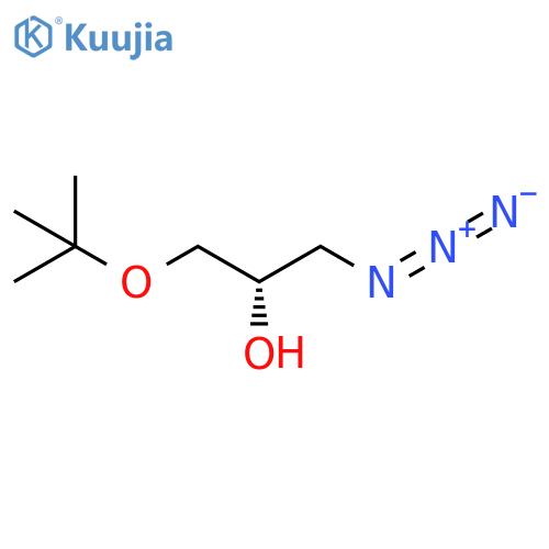 2-PROPANOL, 1-AZIDO-3-(1,1-DIMETHYLETHOXY)-, (2S)- structure