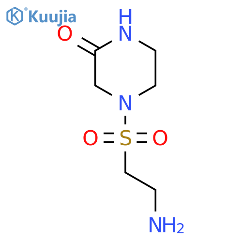 2-Piperazinone,4-[(2-aminoethyl)sulfonyl]- structure