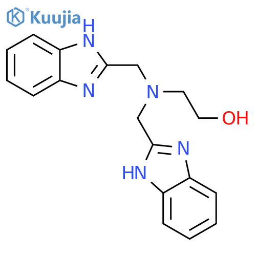 Ethanol, 2-[bis(1H-benzimidazol-2-ylmethyl)amino]- structure
