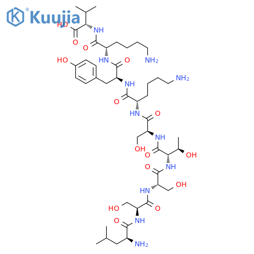 L-VALINE, L-LEUCYL-L-SERYL-L-SERYL-L-THREONYL-L-SERYL-L-LYSYL-L-TYROSYL-L-LYSYL- structure