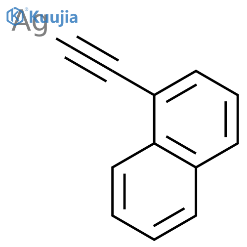 Silver, (2-naphthalenylethynyl)- structure