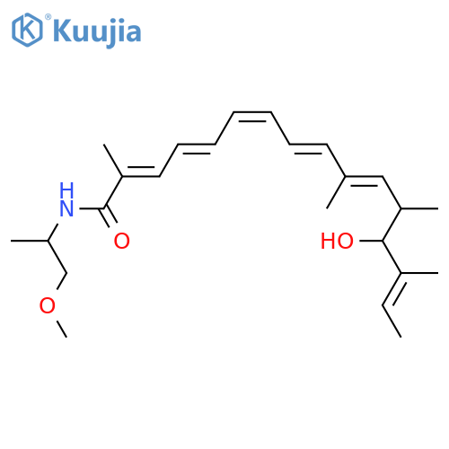 2,4,6,8,10,14-Hexadecahexaenamide,13-hydroxy-N-[(1S)-2-methoxy-1-methylethyl]-2,10,12,14-tetramethyl-,(2E,4E,6E,8E,10E,12R,13R,14E)- structure