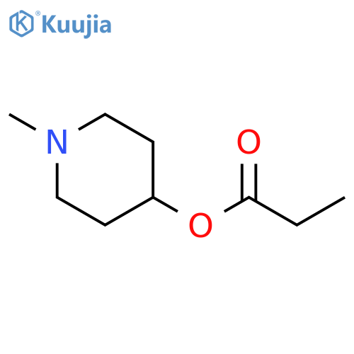 N-methylpiperidin-4-yl propionate structure