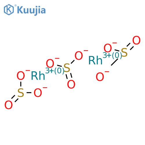 Dirhodium trisulphite structure
