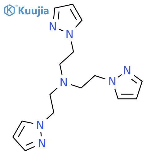 1H-Pyrazole-1-ethanamine, N,N-bis[2-(1H-pyrazol-1-yl)ethyl]- structure