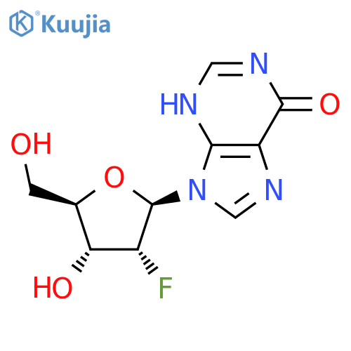2′-Deoxy-2′-fluoroinosine structure