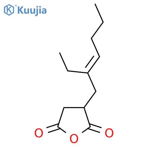 (2-Ethylhexenyl)succinic anhydride structure