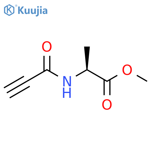 L-Alanine, N-(1-oxo-2-propynyl)-, methyl ester (9CI) structure